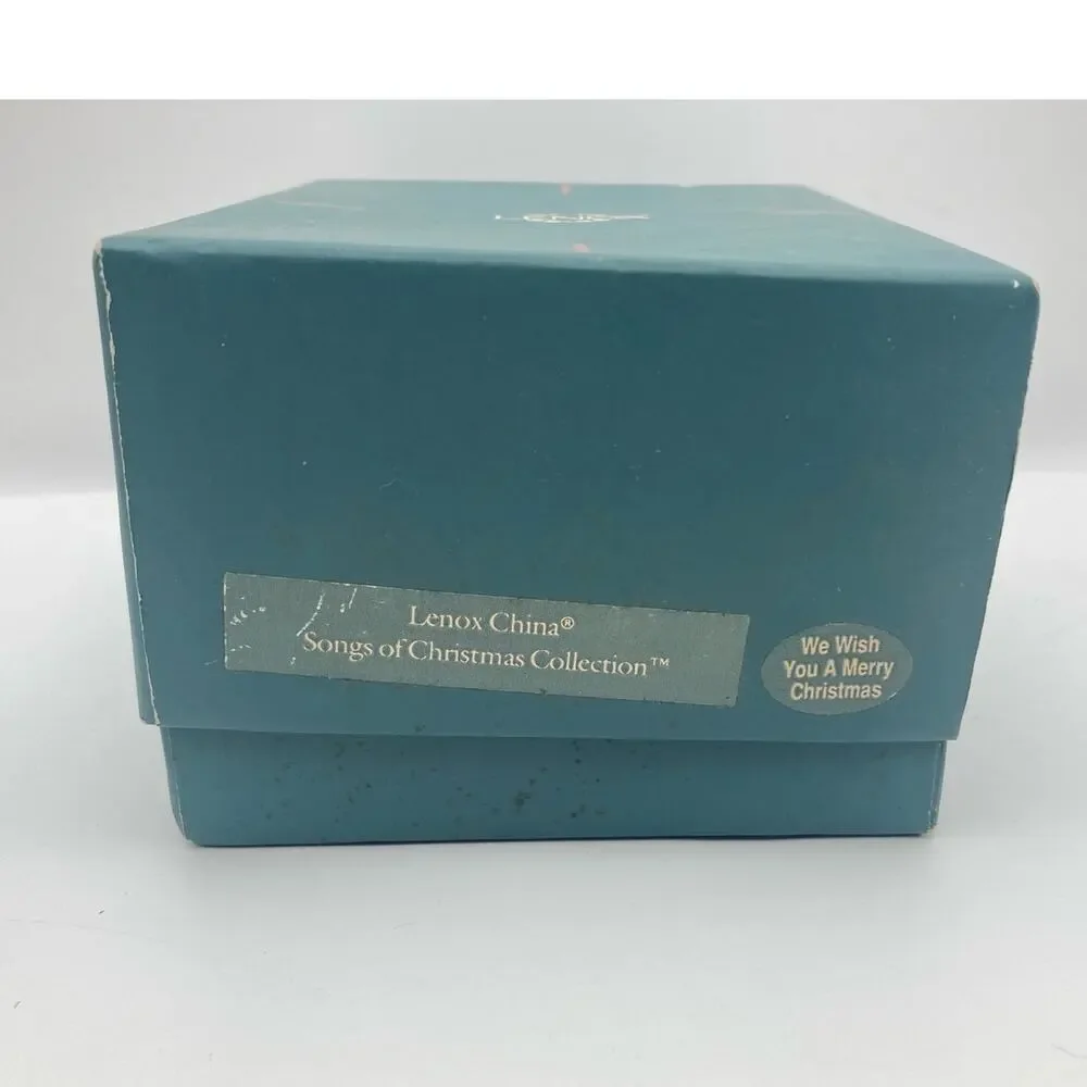 Lenox Songs of Christmas Collection Music Box Bell-We wish you a Merry Christmas